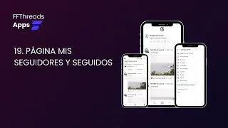 19. Página mis #seguidores  y SEGUIDOS - Apps Threads INSTAGRAM con #flutterflow 🚀💻
