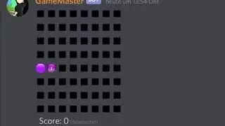 Snake Game on Discord via Bot written in Java related to my Unity Game GameMaster (NOW OPEN SOURCE)