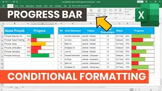 Cara Mewarnai Progress Bar di Sel Excel dengan Conditional Formatting