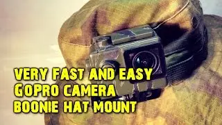 GoPro camera boonie hat mount / Крепление экшен камеры на панаму/голову