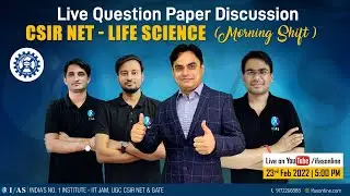 CSIR NET - Life Science June 2021 | Morning Shift | Live Question Paper Discussion