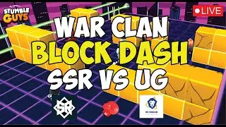 WAR CLAN SSR VS UG BLOCK DASH! - Stumble Guys 