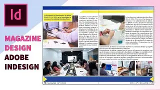 كيفية تصميم مجلة باستخدام برنامج انديزاين | How to Design a Magazine in Adobe Indesign