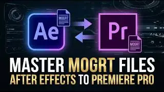 How to Create MOGRT for text animation for Adobe After Effects.