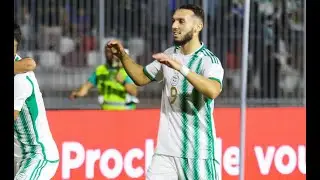 هدف  للمنتخب الجزائري الأول في مرمى بوتسوانا عن طريق امين غويري