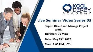 Kool Derby PMP / CAPM Webinar Series 03: How to pass PMP on the first try!