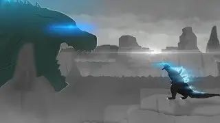Godzilla Showa VS Godzilla Earth | Animation | Kurso animations