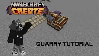 Minecraft Create Quarry Tutorial | 1.21.11 | Create Fly