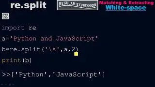 Regular expression for white-space with two steps by re.split-Matching & Extracting-Python by 