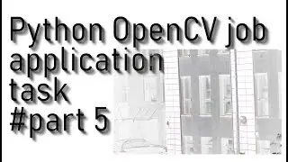 OpenCV tutorial job application task, read folder images 