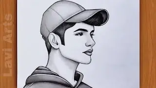 How to Draw a Boy With Cap Easy Pencil Drawing | Easy drawing for beginners | Pencil Sketch