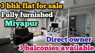 Fully furnished 3 bhk flat for sale in Miyapur || Uds:83 Sq yd || Gated Community || Code :PAR-274.