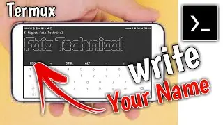 How to write name in termux | How to add your name in termux terminal header