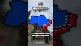 War in Ukraine, As of 22nd October, 2024. 