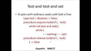 Programming Paradigms Synch