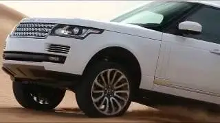 Range Rover on the Sand