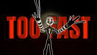 FNAF but the puppet is FASTER THAN FREADBEAR | Those Nights at Fredbear’s.