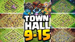 La MEJOR ALDEA para cada AYUNTAMIENTO 🔝 Clash of Clans