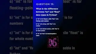 Python Qn. 15 | Python Questions and Answers | Tech NS Arena 