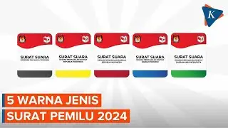 Catat! 5 Jenis Surat Suara Pemilu 2024 Berdasarkan Warnanya