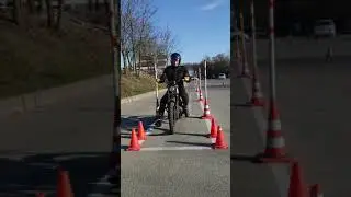 Габаритный коридор на экзамене. Категория А 2021 