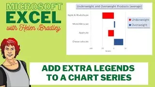 Excel: One Chart - Two Legends! Quick & Easy - No VBA