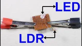 Simple Light Sensor Circuit using two component | How To Make A Light Sensor