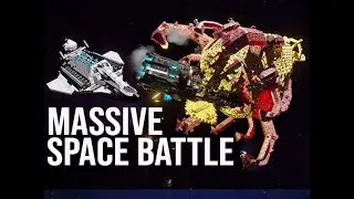 Massive Space Battle Carnage and Destruction - Space Engineers