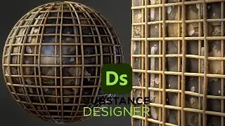 Stylized Metal Rods - Substance 3D Designer
