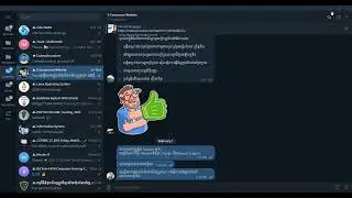 How to change font in telegram windows 11