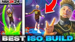BEST ISO BUILD IN NBA2K24! HOF DEFENSE + HOF PLAYMAKING! BEST BUILD IN 2K24!