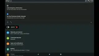 how to change screen lit off time in tablet