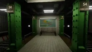Subway station , blender modeling , train station , EEVEE rendering.