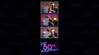 Birthday Photo Booth Photo Strips
