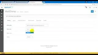 Mailchimp Opencart Integration