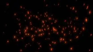 Sparks effect black screen | fire effect video