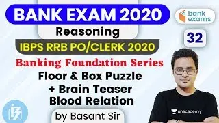 6:00 PM - SBI PO and IBPS RRB PO/Clerk 2020 | Reasoning by Basant Tripathi | Floor & Box Puzzle