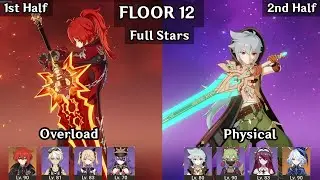 Diluc Overload + Razor Physical | 5.3 Spiral Abyss Floor 12 9 Stars | Genshin Impact