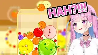 The System Just Trolling Aqua in Suika Game... Bad Luck Aqua