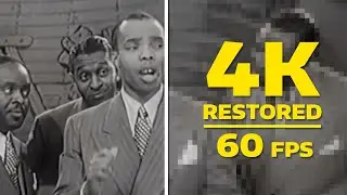 The Jubalaires Noah First RAP Performance - Restored & Enhanced [4K 60FPS AI Remaster]