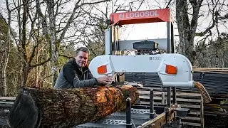 Oak on the mill and I show how flexible I am