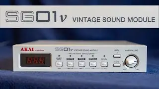 Akai SG01V - half rack rompler midi synth