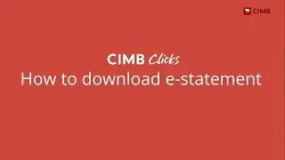 A Quicker Way to View eStatement | CIMB Clicks Web