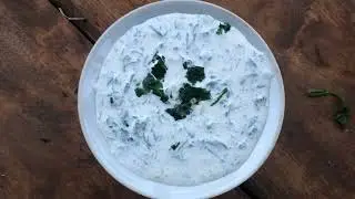 Холодный сметанный соус для курицы 