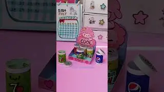 Cute Miniature Cold drink Craft Idea#minicolddrinkcan#miniature#papertoy#minibox
