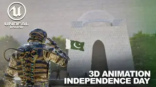 SHUKRIA PAKISTAN - Indepencence Day Special | 3D Animation | UE5 | #shukriapakistan #14august #ue5