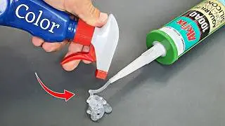 Mix SILICONE And COLOR And You Will Be Amazed At The RESULT! Few Know This Method