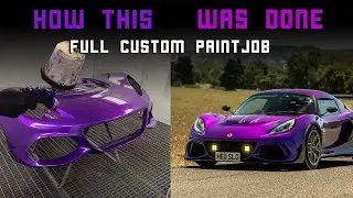 Custom Repaint on my Lotus Exige - HOW IT WAS DONE!