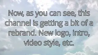 Channel Rebrand Sneak-Peek