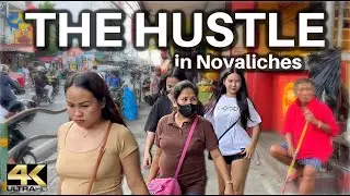 Roaming the Busy Streets of Novaliches Metro Manila Philippines [4K]